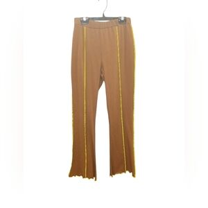 Collusion x brown stretchy flares